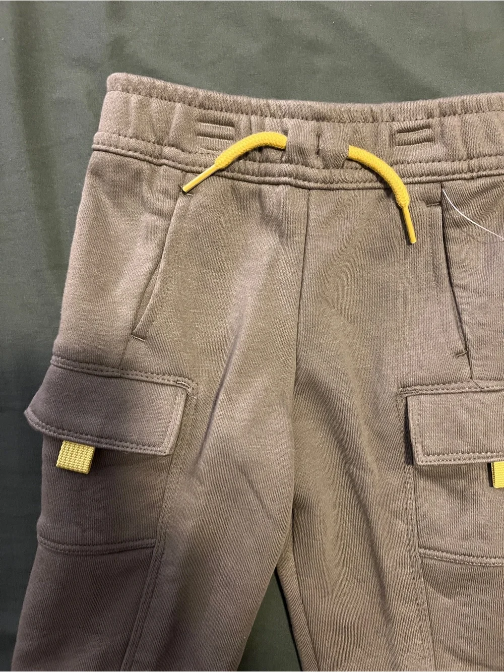 Kids Olive Green Cargo Jogger Pants Size 18M